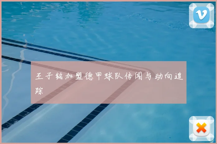王子铭加盟德甲球队传闻与动向追踪